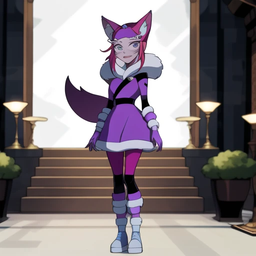<lora:ester-09:1> ester, full body, fox ears, fox tail,, masterpiece, best quality