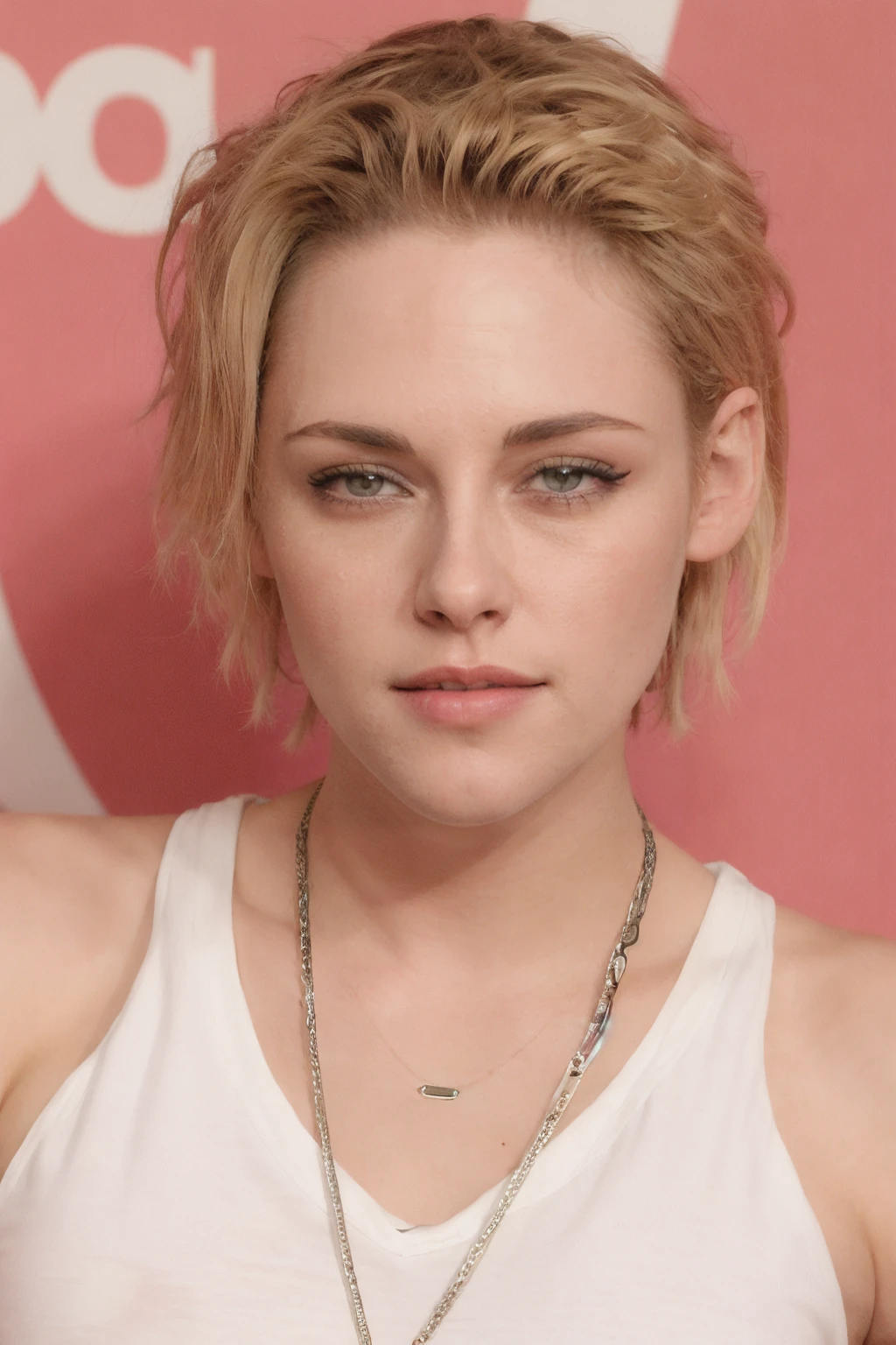 kst3w, face,short blonde hair, white tank top, white shorts <lora:kst3w-v2:1>