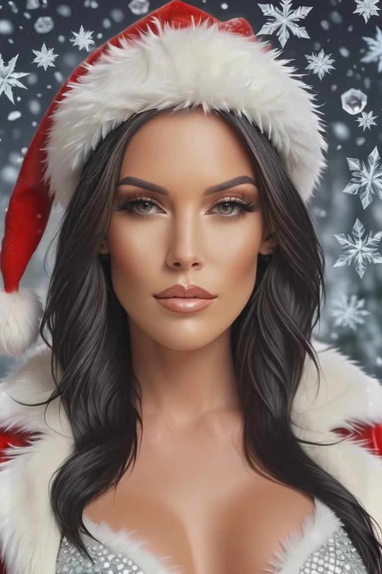 ashley_rogers_model
diamond gemstones, santa hat, santa coat (8k, RAW photo, highest quality), hyperrealistic, sexy, white body suit, hauntingly beautiful illustrations, fairytale-inspired, winter frozen crystals background, blurry background
<lora:ReaLora:.7>
<lora:ashley_rogers_model:1> <lora:dark_fantasy_art:1>