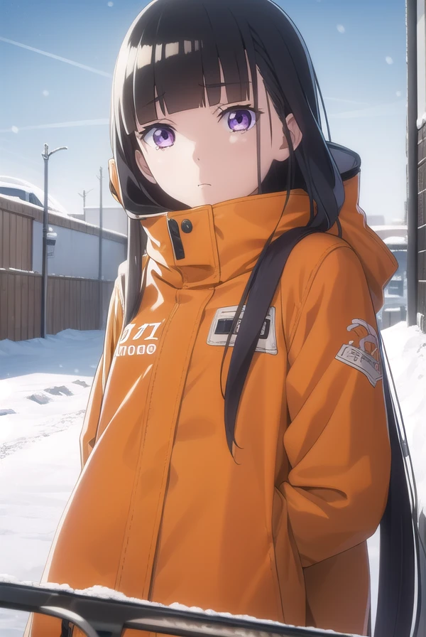 shirasekobuchizawa, <lora:shirase kobuchizawa anime s1-lora-nochekaiser:1>, 
shirase kobuchizawa, long hair, black hair, red eyes, purple eyes,
BREAK jacket, helmet, orange jacket, orange helmet,
BREAK outdoors, snow, ice, snowflake,
BREAK looking at viewer,
BREAK <lyco:GoodHands-beta2:1>, (masterpiece:1.2), best quality, high resolution, unity 8k wallpaper, (illustration:0.8), (beautiful detailed eyes:1.6), extremely detailed face, perfect lighting, extremely detailed CG, (perfect hands, perfect anatomy),