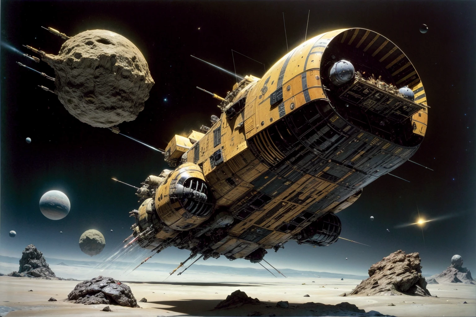 Terran Trade Authority space art style