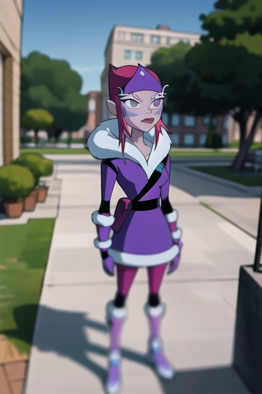 <lora:ester-09:1> ester, facing front, front view, full body, outdoors, masterpiece, best quality