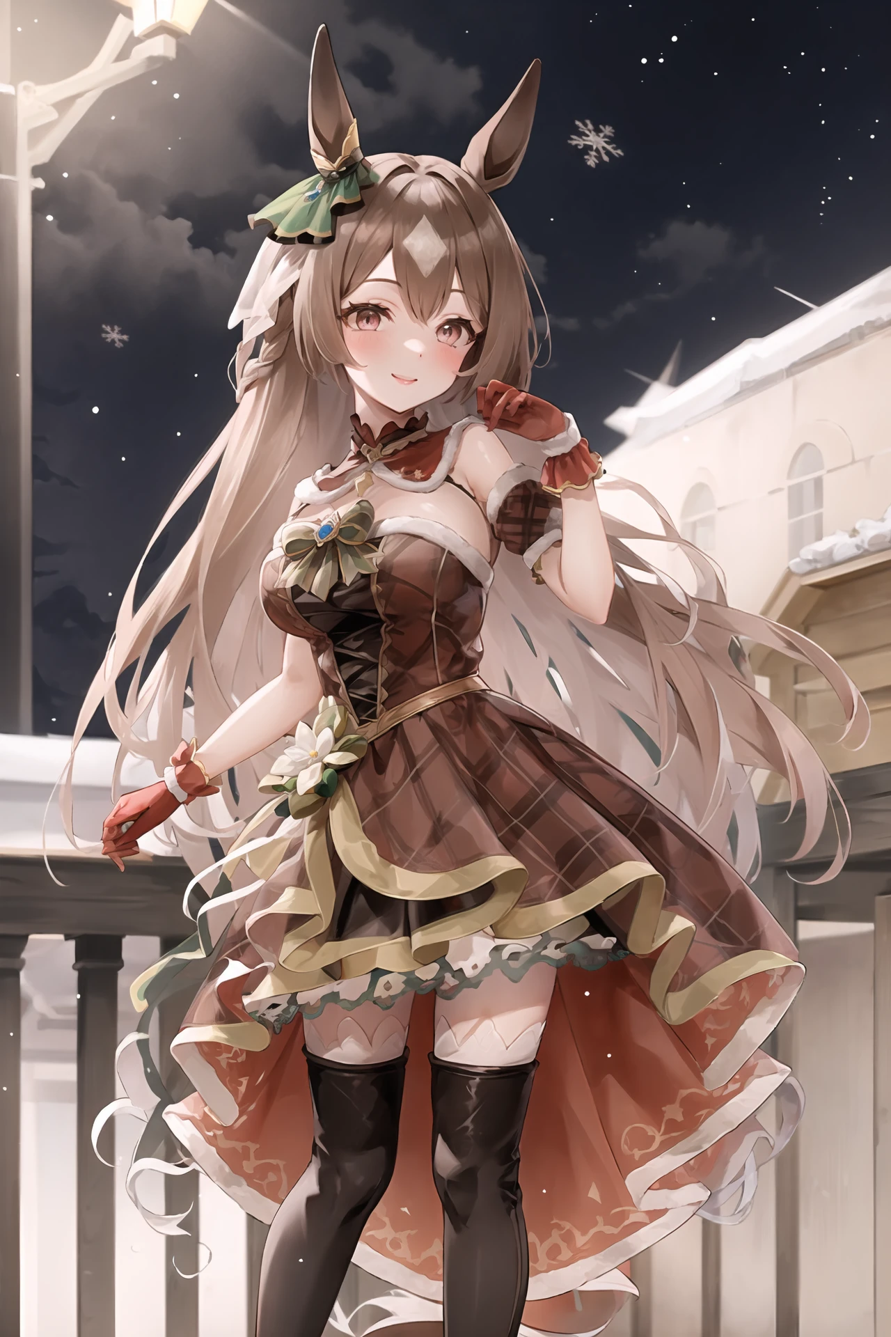 Daiwa Scarlet (christmas ver.) from umamusume with costume daiwa scarlet