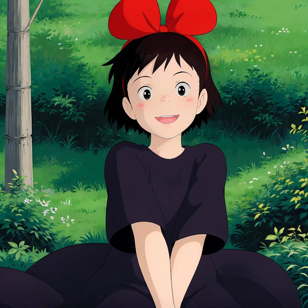 <lora:Kiki003:0.7>,<lora:add_detail:0.8>,<lora:boldline:-0.8>,<lora:noline:0.3>,looking at viewer,smile,
Kiki,1girl,
hair bow,
black dress,
nature,