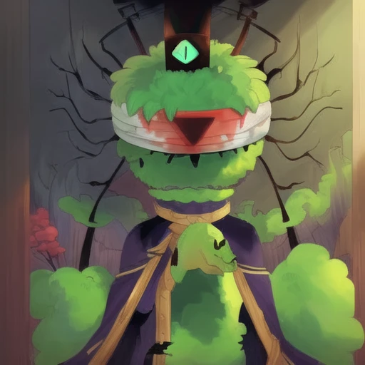 masterpiece, anime, <lora:leshy:1>, leshy