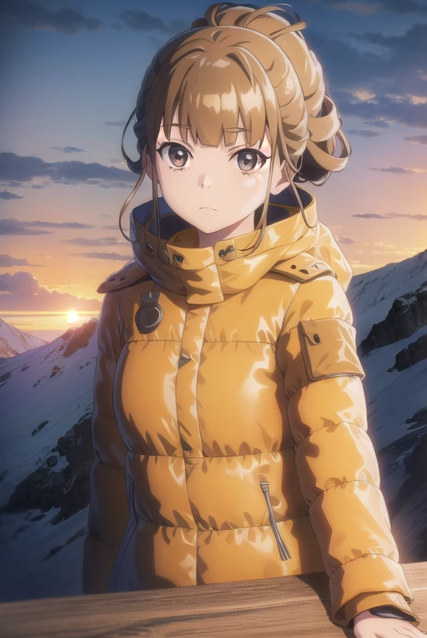 hinatamiyake, <lora:hinata miyake s1-lora-nochekaiser:1>,
hinata miyake, short hair, brown hair, (brown eyes:1.5),
BREAK jacket, helmet, orange jacket, orange helmet,
BREAK outdoors, snow, ice, snowflake,
BREAK looking at viewer,
BREAK <lyco:GoodHands-beta2:1>, (masterpiece:1.2), best quality, high resolution, unity 8k wallpaper, (illustration:0.8), (beautiful detailed eyes:1.6), extremely detailed face, perfect lighting, extremely detailed CG, (perfect hands, perfect anatomy),