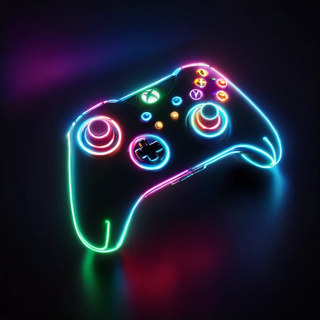 nlgtstyle <lora:nlgtstyle:1> xbox controller