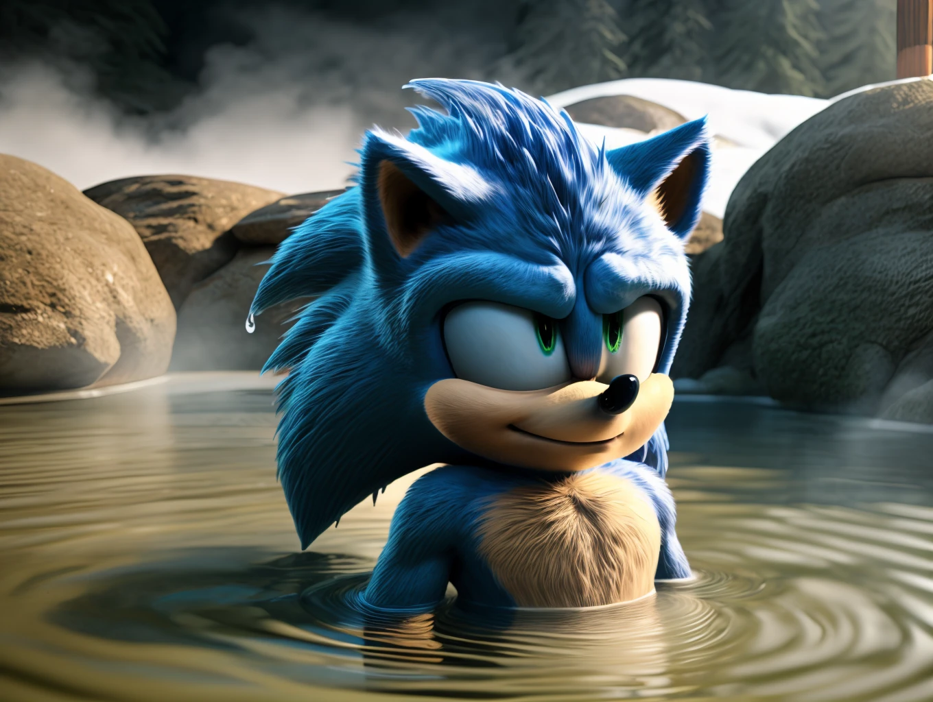 best quality,high quality,photo,
sonic_the_hedgehog,wet fur,hot springs,submerged in water,arms outstretched,laid back,sitting,
<lora:sonic_1.5-000017:1>