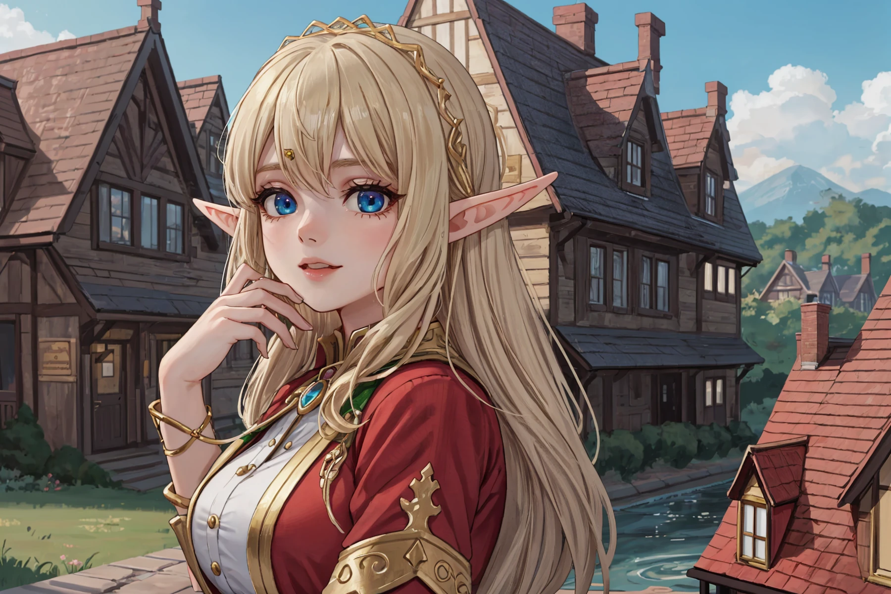 1girl, elf, ð, ð, ð