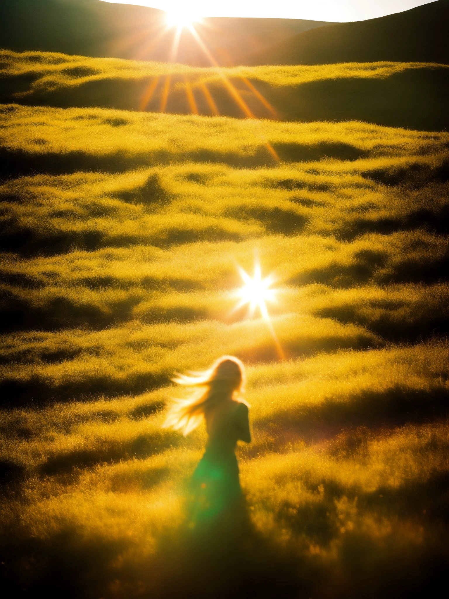 deepmotionstyle, 1girl, solo, field, sun, happy, smile,  <lora:DeepMotionStyle-000016:0.7>