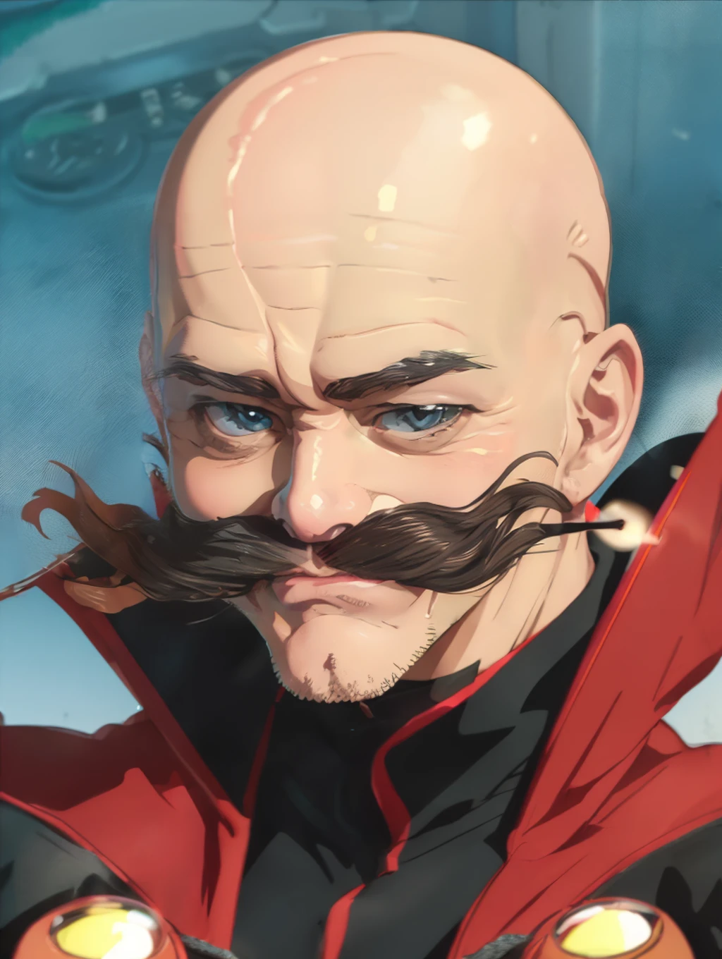 best quality,high quality,2d anime style,
r0b0tnik,bald,arms folded,
<lora:robotnik_1.5_v1:1>