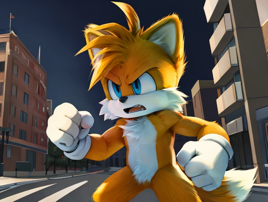 best quality,high quality,
tails_prower,fighting stance,angry expression,fists raised,city street,solo,
<lora:tails_1.5_v1:1>