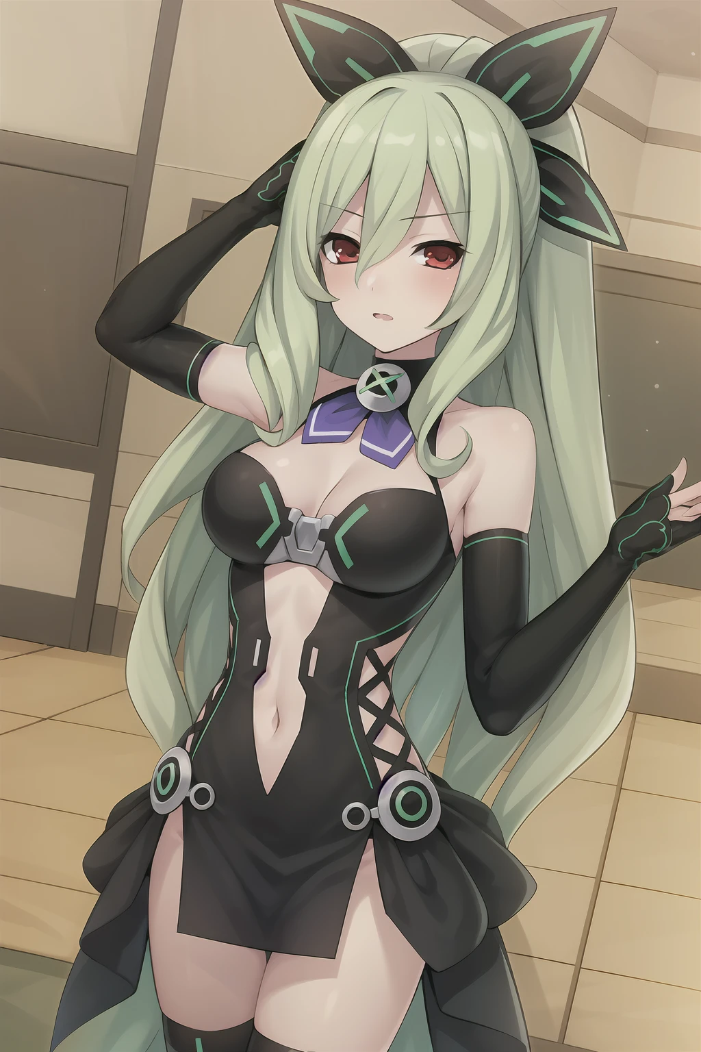 1girl, chika, <lora:ChikaHyperdimensionNeptunia:0.75>
