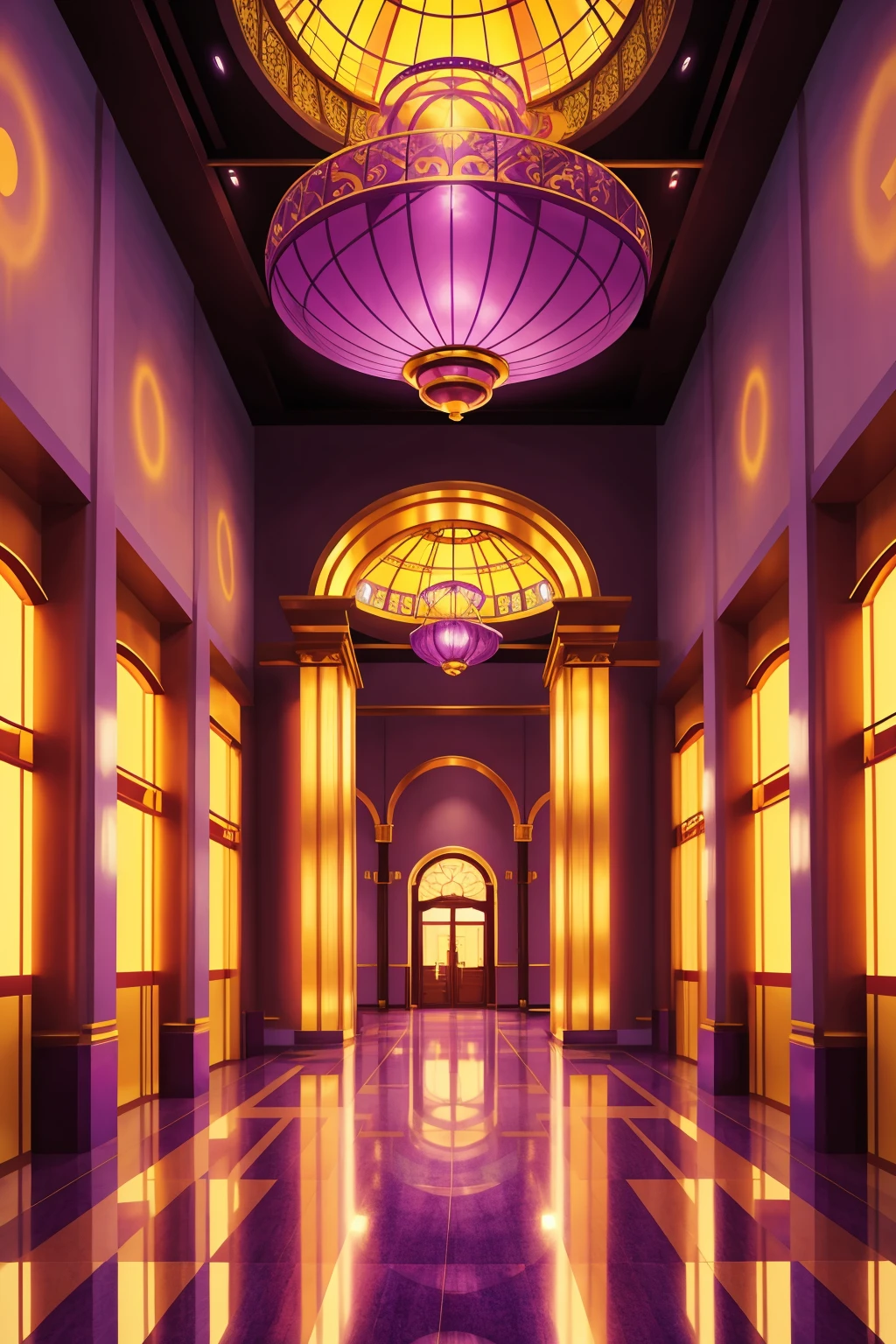 CS-PYS large hotel atrium
(best quality illustration) (intricate details) (cinematic lighting) (sharp focus)