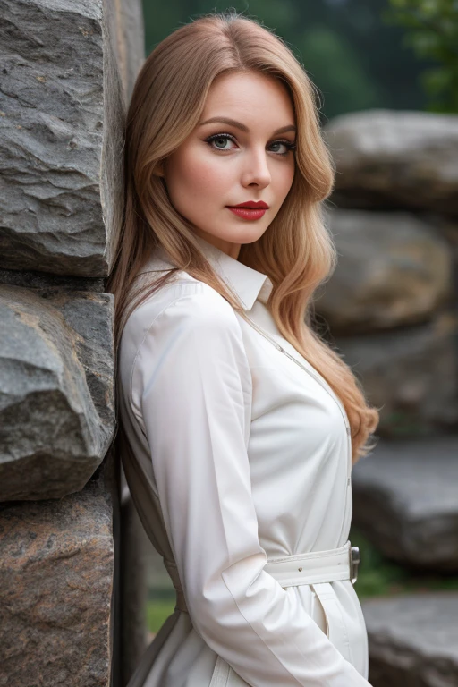 Cat5chTTXV1A,
a beautiful blonde woman in a raincoat and black gloves posing for a masterpiece photo, standing on a stone wall, stormy weather, magic realism, (side profile:1.3),
(professional photo shooting), (high buget photo), (extremely detailed skin), (flawless skin), (model pose), (make-up), (red lipstick),
(natural light), (high quality photography), (intricate details), (8k), (HDR), (sharp focus), (medium close up:1.3)
