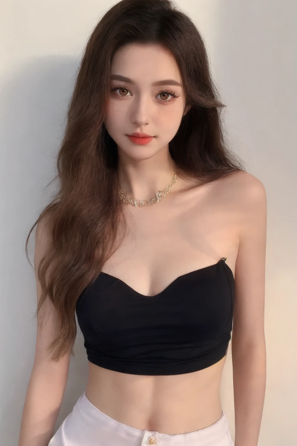 1girl, high quality, masterpiece,(mole under eye),upper body, eyelashes, jewelry, camisole, center opening,, morning, furrows
<lora:hlx_v1-000009:0.687>