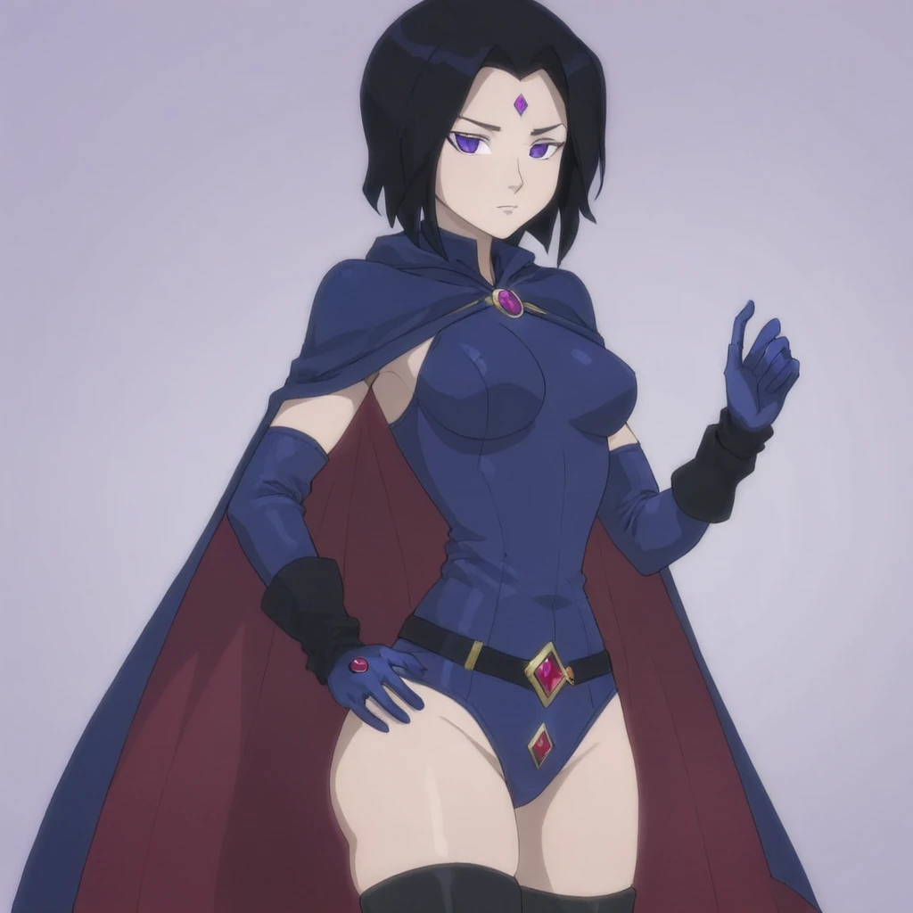 (solo:1.1),(masterpiece), (best quality:1.3), ultra detailed, intricate, professional art, digital art, absurdres, shadraven, (Full body view:1.1), 1girl, solo, (grey skin:1.4), dark purple hair, bob hair, purple eyes, hips wider than shoulders, pear shaped body, jewellery, detailed thighs, thick thighs, red jewel in forehead, jewels, (long sleeved turtleneck leotard:1.3), cuffs, small breasts, (shadraven cloak), (Shadraven broach:1.2), Shadraven jewel belt, Shadraven wearing a long sleeved leotard outside at night, long legs, ( long crotch bulge:1.4), large penis, large testicles, side angle view, looking at viewer, bubble butt , gluteal crease, universal lighting,,
