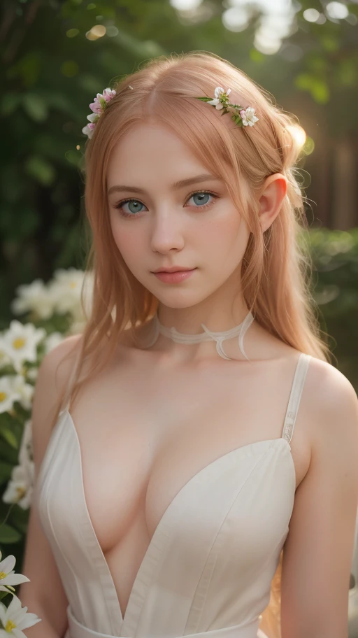 a hyper realistic ultra detailed photograph of close up portrait of a pale ginger elf princess, flowery garden at dusk
e, spotlight, detailed symmetric beautiful hazel blue eyes, detailed gorgeous face, exquisite detail, 4k, Canon EOS 5D Mark IV DSLR, 85mm lens, sharp focus, intricately detailed, long exposure time, f/8, ISO 100, shutter speed 1/125, award winning photograph, facing camera, looking into camera, monovisions, perfect contrast, High sharpness, facial symmetry, depth of field, ultra-detailed photography, raytraced, global illumination, TanvirTamim, smooth, ultra high definition, 8k, unreal engine 5, ultra sharp focus, award-winning photograph, trending on artstation, (white solid color background:1) <lora:epiCRealismHelper:1>