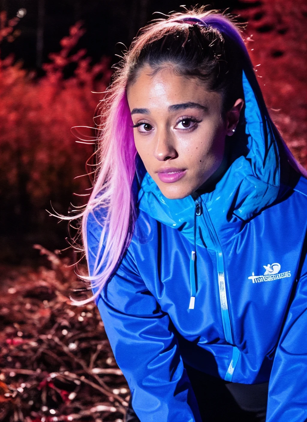 sks woman at night in the wood, selfie, dressed for trekking, winter, laughing, at night, very dark, infrared photography, without flash, grainy, ((motion blur)), blurry, walking
<lora:skin_slider_v2_1_FACE:0.7> ((metart))
ariana grande <lora:lora-small-ariana-grande-v1:0.2> <lora:locon_arianagrande_v1_from_v1_64_32:0.4> arianagrande-ti