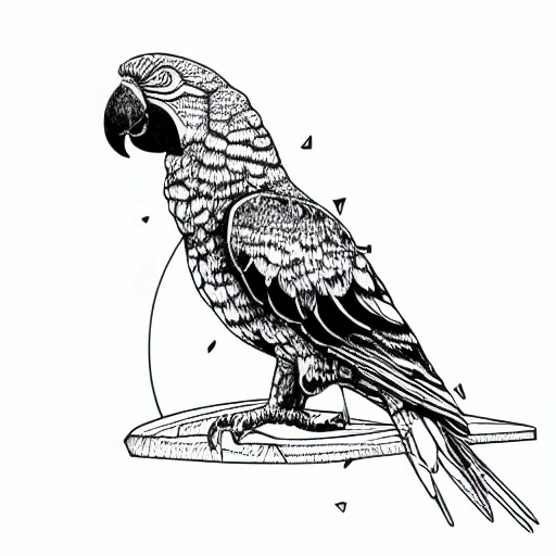 parrot  <lora:geometrical:1>