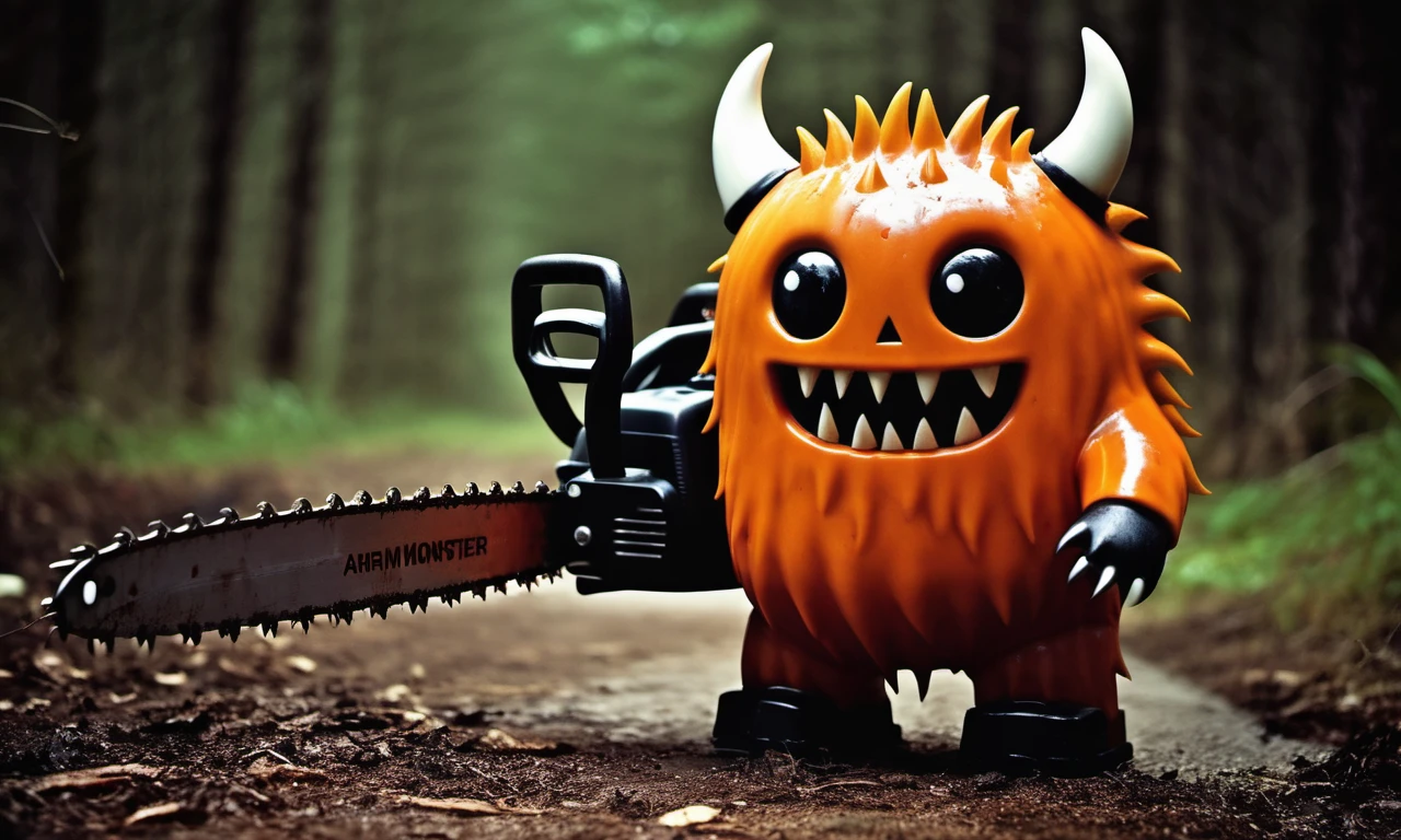 Chainsaw Horror,arien monster,cute monster