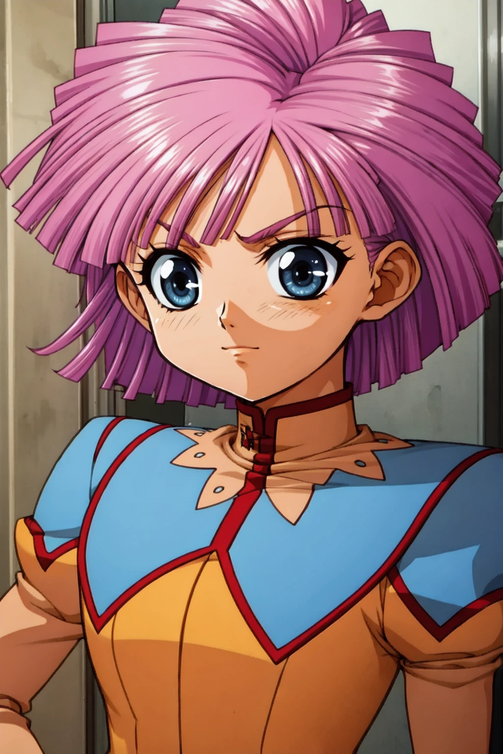 (best_quality),(anime_screencap),(1girl,solo),tis,short_hair,Upper_body,<lora:tis_v1:0.95>,