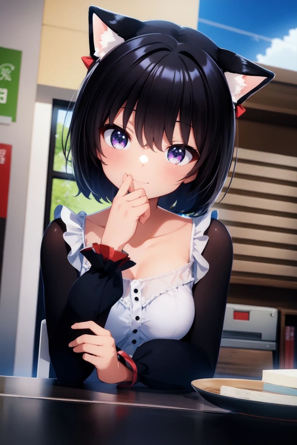 (best_quality),(anime_screencap),(1girl,solo),koharu,Upper_body,outdoors,<lora:koharu_v1.2:1>,