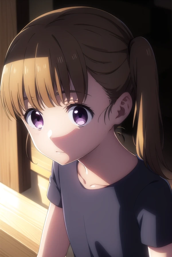 shiorikobayakawa, <lora:shiori kobayakawa s1-lora-nochekaiser:1>,
shiori kobayakawa, bangs, brown hair, twintails, (purple eyes:1.1), blunt bangs, empty eyes,
BREAK short sleeves, pants, black shirt, t-shirt,
BREAK outdoors,
BREAK looking at viewer,
BREAK <lyco:GoodHands-beta2:1>, (masterpiece:1.2), best quality, high resolution, unity 8k wallpaper, (illustration:0.8), (beautiful detailed eyes:1.6), extremely detailed face, perfect lighting, extremely detailed CG, (perfect hands, perfect anatomy),