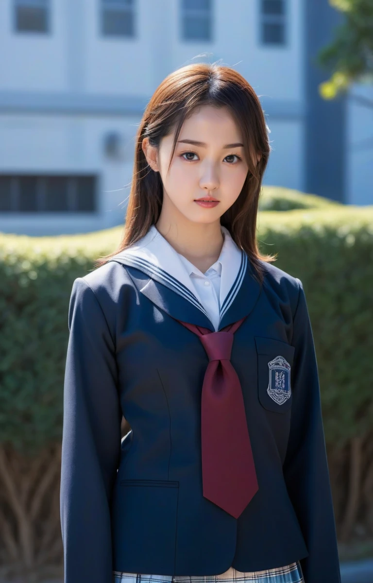 UHD, 4k, ultra detailed, cinematic, a photograph of (masterpiece,best quality,ultra high res:1.1),exquisite face,skin texture,(photo-realistic:1.1),
1girl,20yo,side_light,
<lora:EasyFix>,(overfit style:1.3),<lora:Kaoru_Amane_XL_0_:1>,kaoru_amane,sakuragaoka_high_school_uniform,wind_lift,, epic, beautiful lighting, inpsiring