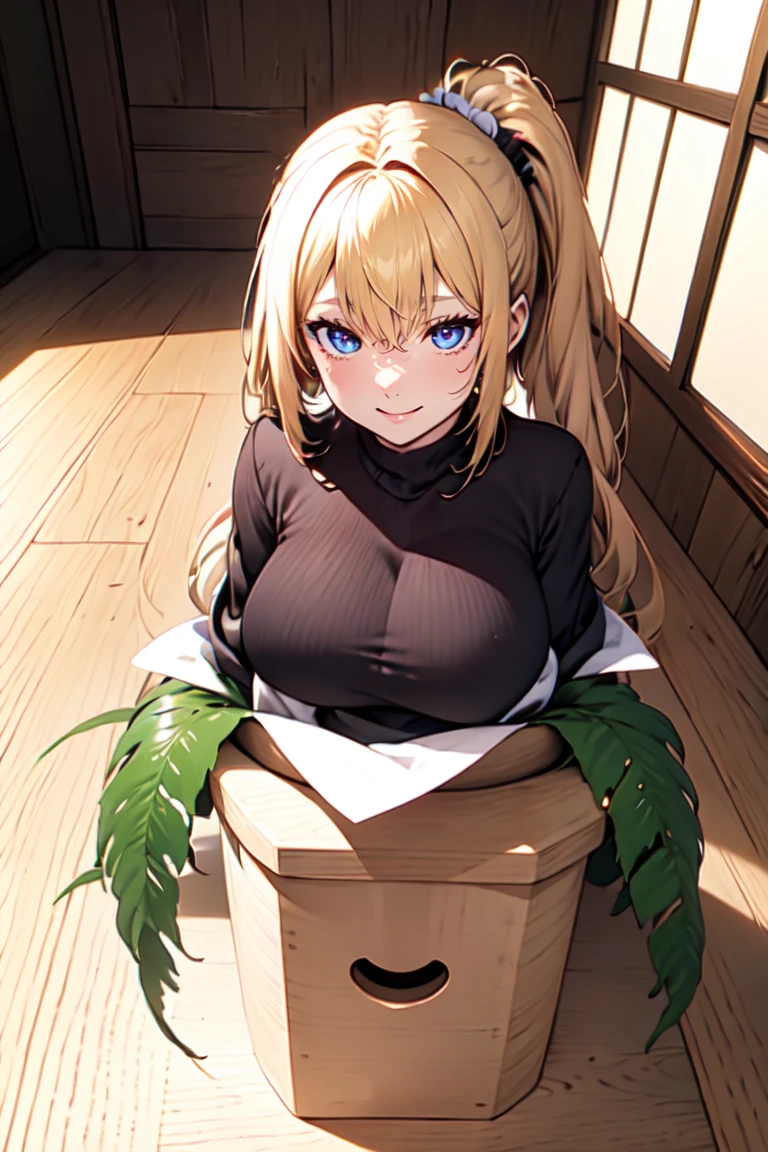 masterpiece,best quality,
1girl,big breasts, waist ,slender,
<lora:Character_ort_lowellmina_geniusprince_v0.5:0.9>
lowellmina,
high ponytail, scrunchie, sidelock,v-shaped eyeblows, smile,parted lips
<lora:kagamimochi-002_0.7:1>KAGAMIMOCHI, HEAD ON RICE CAKE, ON SQUARE WOODEN BASE, A PAIR FERN, PAPER BETWEEN RICE CAKE TO WOODEN BASE