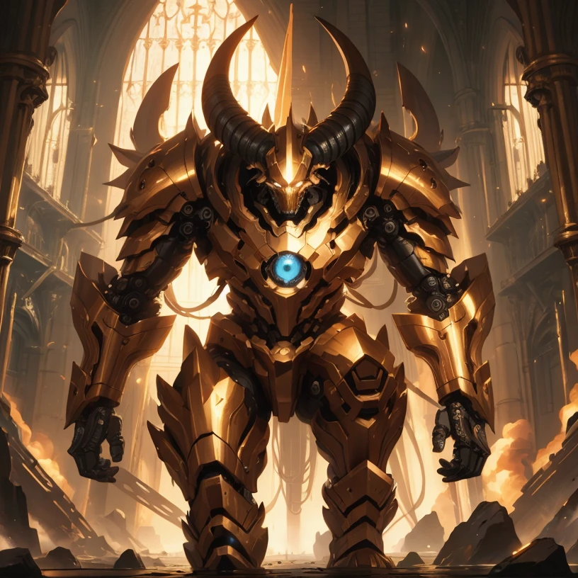 <lora:fantasy_monsters:1> machine monster, (masterpiece:1.2, best quality), (finely detailed eyes: 1.2), (solo), realistic, depth of field, 8k, 4k, master piece, ((detailed)), realistic, photorealistic, high quality, highly detailed, focused, clear, ultra realistic, looking at the viewer, forward facing , perfect eyes, master piece eyes, in the frame by Mariusz Lewandowski