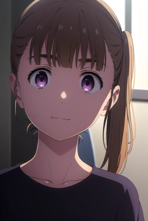 shiorikobayakawa, <lora:shiori kobayakawa s1-lora-nochekaiser:1>,
shiori kobayakawa, bangs, brown hair, twintails, (purple eyes:1.1), blunt bangs, empty eyes,
BREAK short sleeves, pants, black shirt, t-shirt,
BREAK outdoors,
BREAK looking at viewer,
BREAK <lyco:GoodHands-beta2:1>, (masterpiece:1.2), best quality, high resolution, unity 8k wallpaper, (illustration:0.8), (beautiful detailed eyes:1.6), extremely detailed face, perfect lighting, extremely detailed CG, (perfect hands, perfect anatomy),