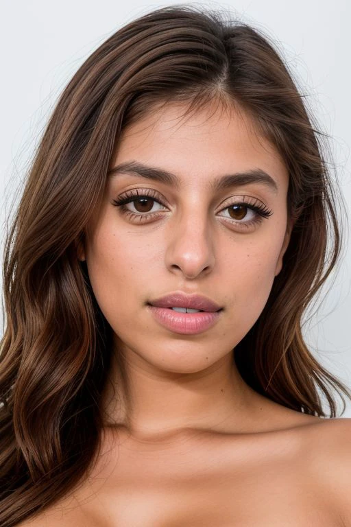 fatemeh, 25 years and 7 months and 21 days old/ mixture of Phoenician, Greek, Armenian, and Arab/almond eyes, brown eyes, blonde hair,thick hair, ponytail/ bow-shaped lips, uptruned Nose, square jawline, narrow forehead, Protruding chin, high-arch eyebrows, black eyebrows , thick eyebrows/168 centimeters height, 61 kilograms weight,tanned body/ small mole on left eyebrow، small mole on the corner of the lower left lip, straight wavy hair،A small amount of acne on the cheek، Cheek dimple, chin dimple/ , smiling