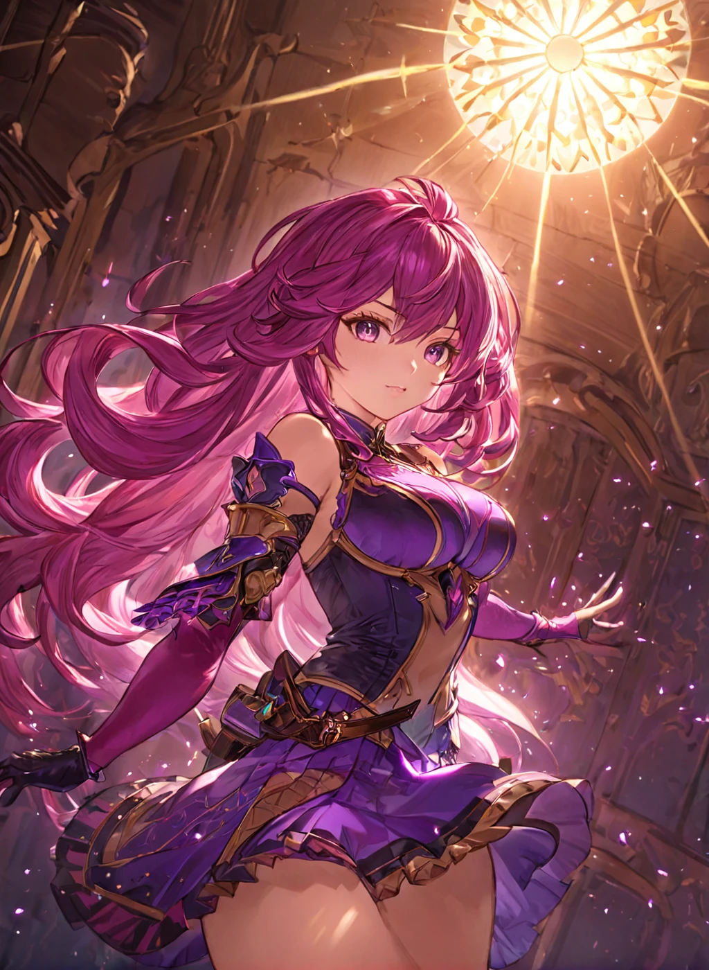 <lora:Granblue_Collection_XL_-_Heroes:1> a woman, (masterpiece), best quality, highres, 4k, 8k, intricate detail, cinematic lighting, amazing quality, amazing shading, soft lighting, Detailed Illustration, official artwork, anime style, wallpaper, official art, mesmer