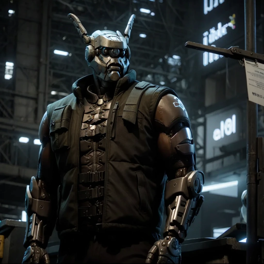 <lora:Briareos001:0.7>,
Briareos,robot,
cyberpunk,
jacket,open jacket,