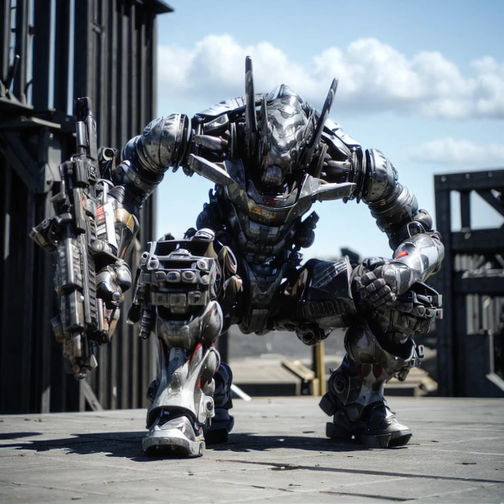 <lora:LandMate001:0.7>,
LandMate,powered_armor,
robot,mecha,
science fiction,gun,machinery,
full body,aiming,one knee,