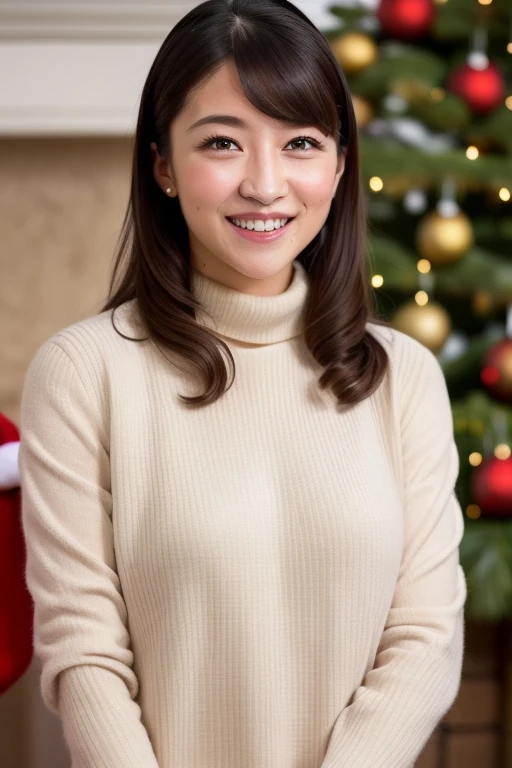 1girl,(wearing a turtleneck sweater),(winter jacket),(RAW photo, best quality), (realistic, photo-realistic:1.4), masterpiece, an extremely delicate and beautiful, extremely detailed, 2k wallpaper, Amazing, finely detail, extremely detailed CG unity 8k wallpaper, ultra-detailed, highres, soft light, beautiful detailed girl, extremely detailed eyes and face, beautiful detailed nose, beautiful detailed eyes,cinematic lighting,snow scenery,fireplace,(christmas tree,christmas decorations:1.2),perfect anatomy,smile,
<lora:akaginonoka_lora:0.8>