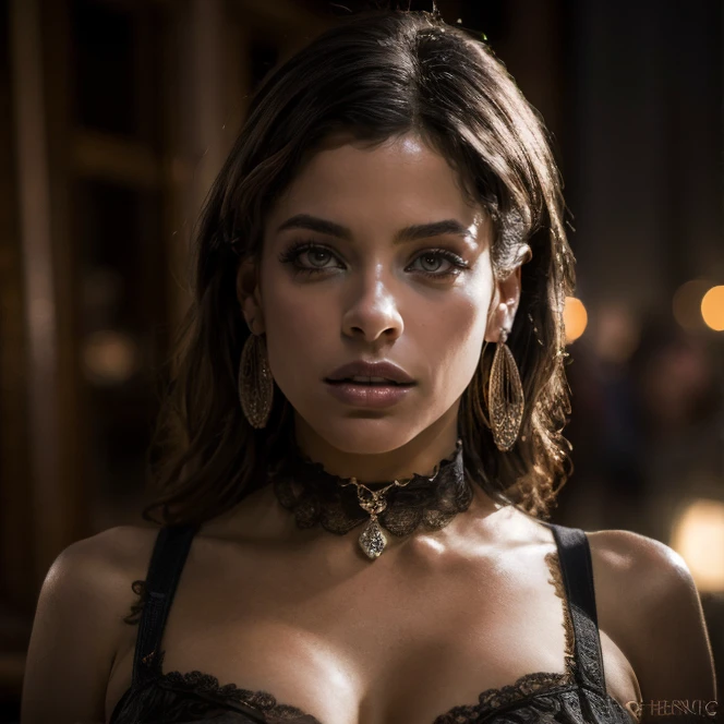 (masterpiece:1.2), (best quality,:1.2), 8k, HDR, ultra detailed, ((photorealistic)), professional light, cinematic lighting, fashion photography, ambient lighting, face lighting, Luna, <lora:Luna-10:1>, dynamic pose, earrings, choker, dark makeup, ((portrait shot)), OverallDetail, fhanddetail, ffacedetail, <lora:detail_slider_v4:2>,