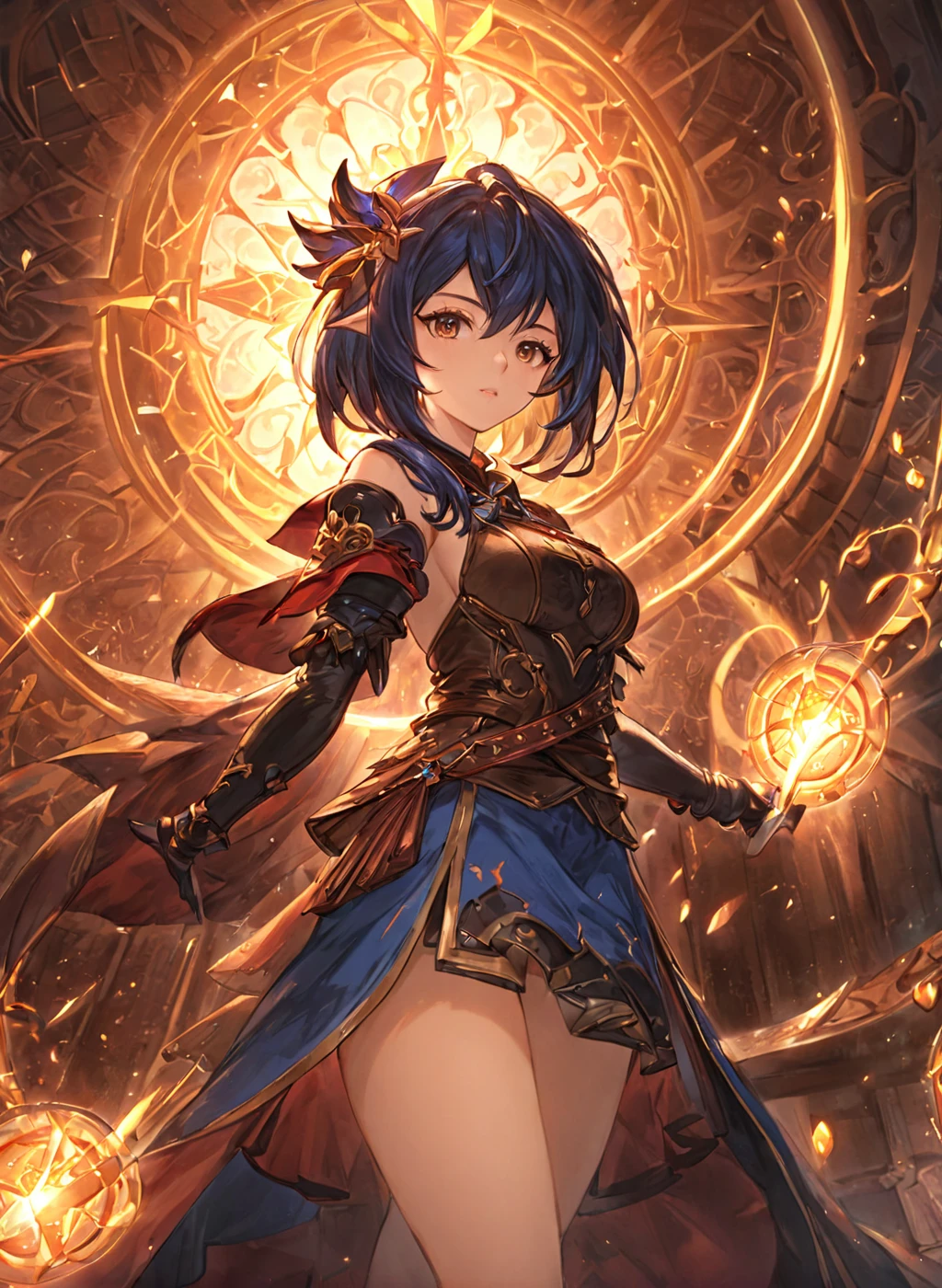 <lora:Granblue_Collection_XL_-_Heroes:1> a woman, (masterpiece), best quality, highres, 4k, 8k, intricate detail, cinematic lighting, amazing quality, amazing shading, soft lighting, Detailed Illustration, official artwork, anime style, wallpaper, official art, time mage