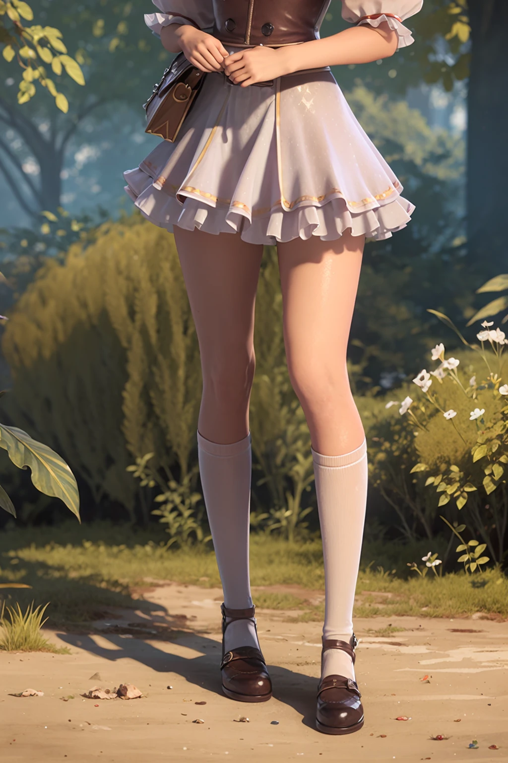 vvan,<lora:Full Fantasy Flower Flower s wedding dress_20231228162952-000006:0.8>,white clothes,standing dumb hair,full_body,blue eyes,