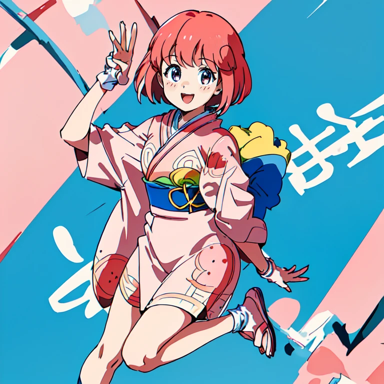solo,kimono,wariza,knees_together_feet_apart,<lora:pastel:0.8>,pastel,1girl,masterpiece,best quality,super fine illustration,smile,