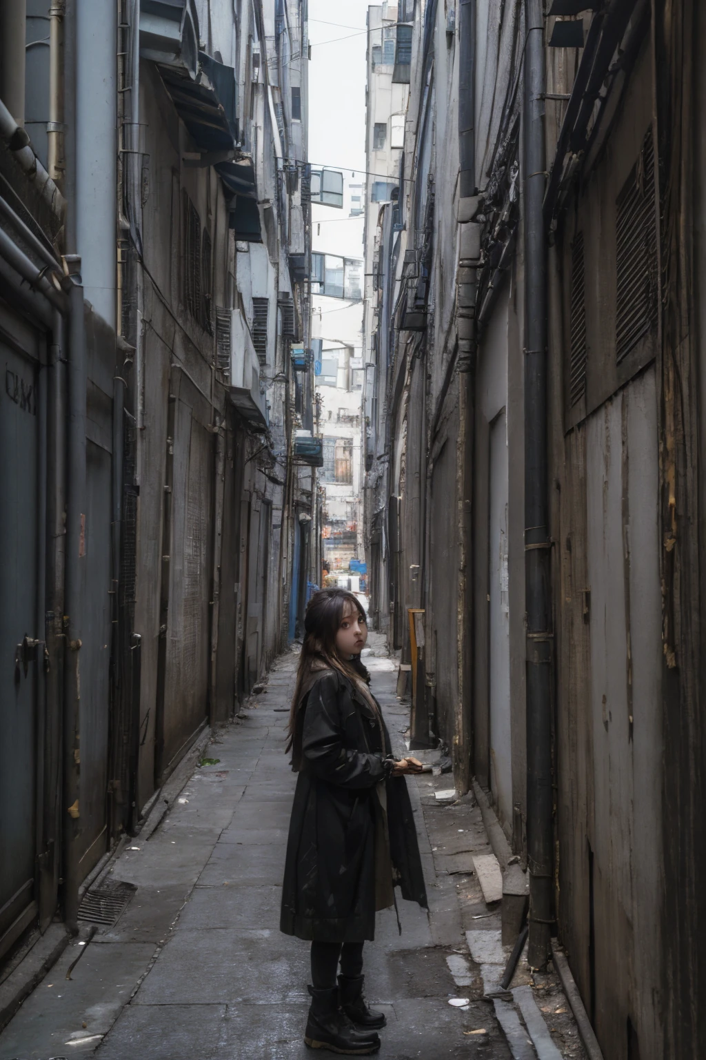 no humans,outdoors,<lora:dirty alley_v1:0.5>, ruanyi046,dirty alley,, (8k, RAW photo, best quality, masterpiece:1.3),(realistic, photo-realistic:1.37),realistic skin texture,(photorealistic:1.3),(hyperrealistic:1.2), 1 cute girl,solo,( beautiful eyes:1.2),perfect face