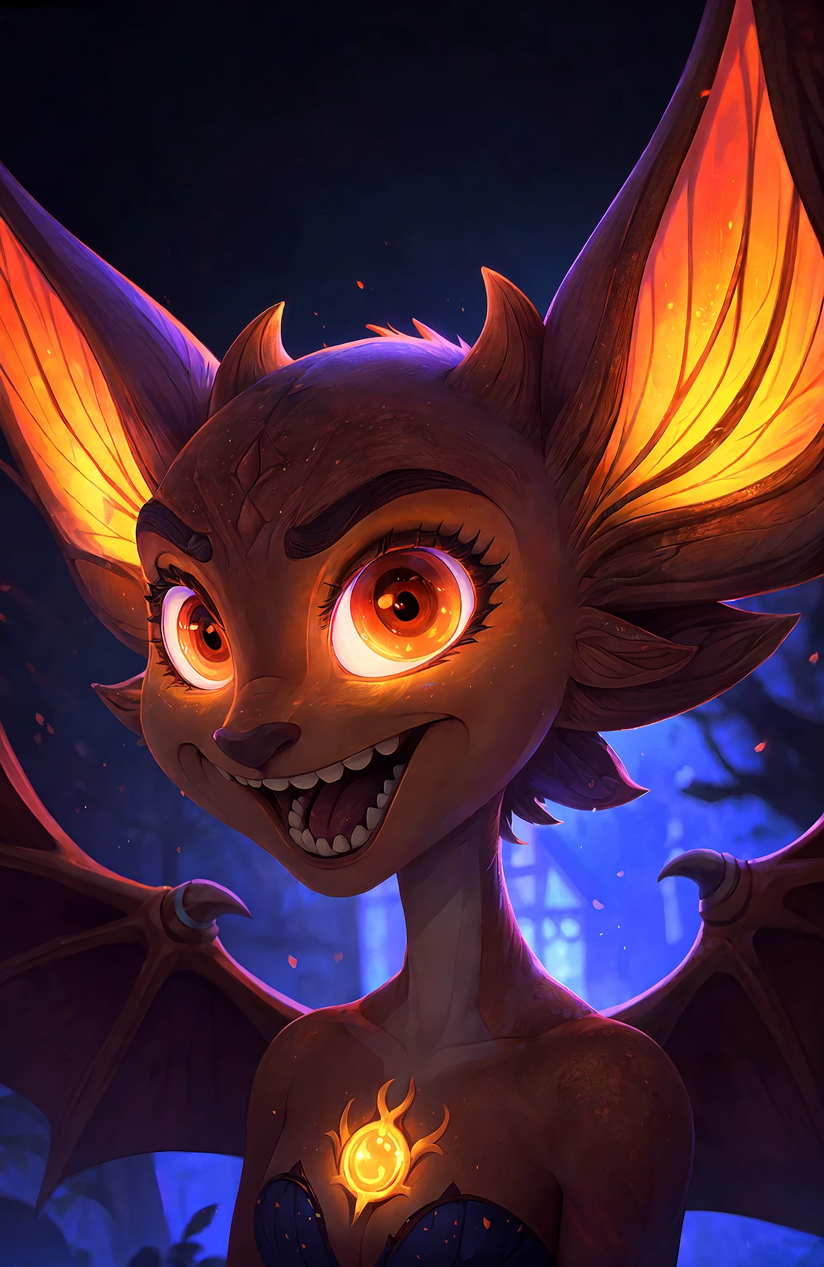 solo, 1girl, demon wings, glowing, third eye, eye on forehead, glowing eyes, orange eyes, skinny,
skinny body, female focus, red eyes, solo, wings, (medieval village:1.3), outdoors, (detailed background, depth of field), (intricate:1.1), (high detail:1.2), (soft focus), (masterpiece, best quality, 4k, 2k, shaded, absurd res), hyper realism <lora:Blacklight:0.8> Blacklight
