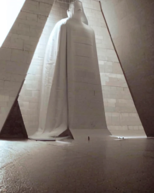 inem,light and shade,buildings,(monochrome:1.1),white,(Big Dumb Object:1.1),(giant sculpture:1.1),<lora:BDO-C:1.3>,