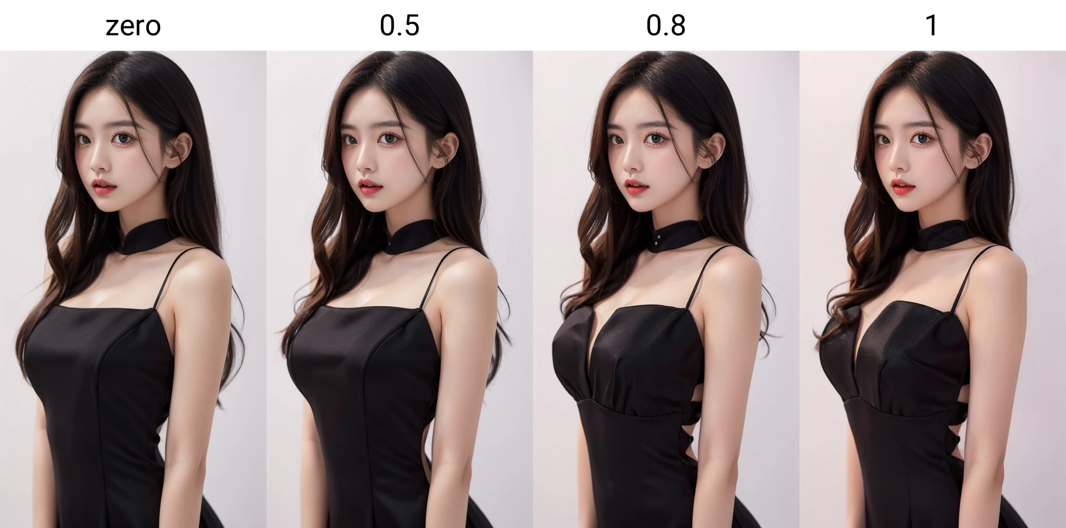 1girl,black evening dress,white_background,<lora:vve:zero>,