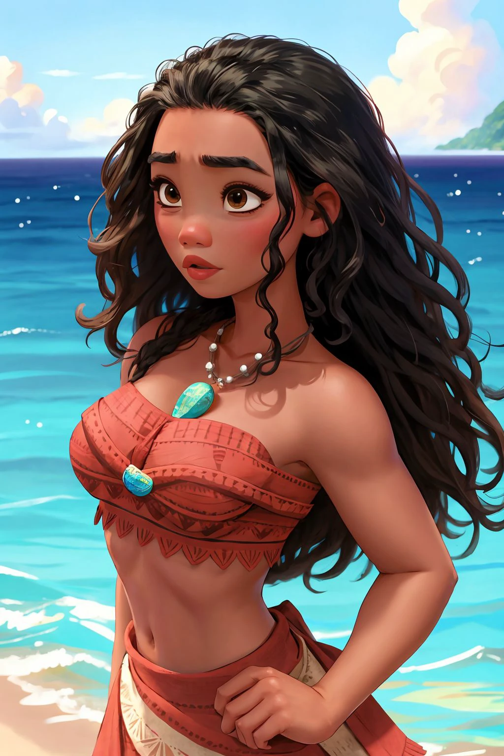 <lora:Moana_v1:1> moana, upper body