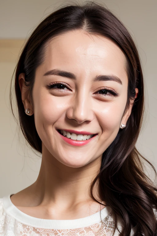 ãã¹ã¿ã¼ãã¼ã PHOTOREALISTIC REALISTIC,masterpiece,best quality,highres,ultra detailed,8k,1woman,portrait,looking at viewer,upper teeth,smile,(unlit dark night),indoors,<lora:dilirebaAlexnsfw80:0.6>
