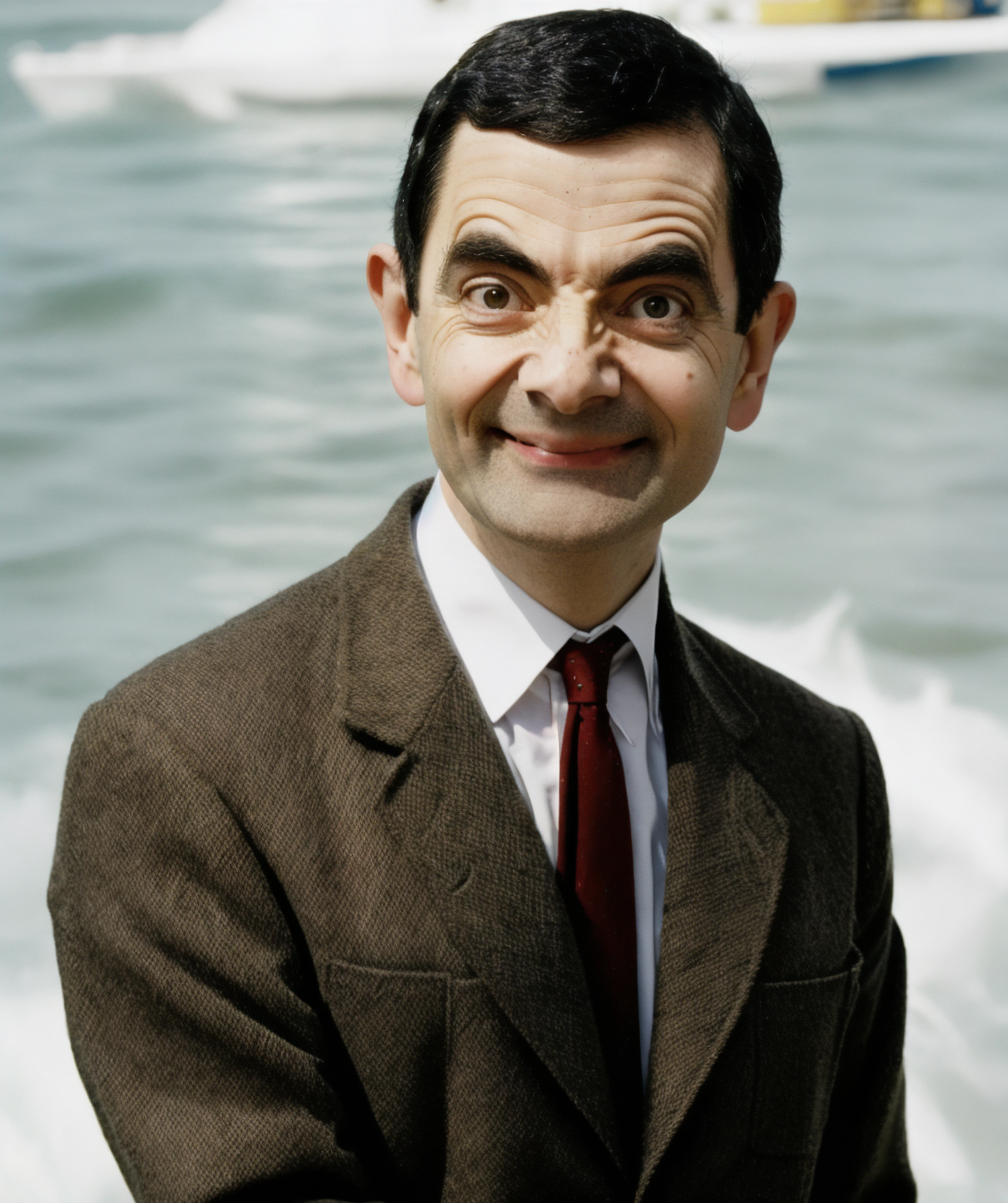 mrbean, happy <lora:Mr_Bean:0.9>
