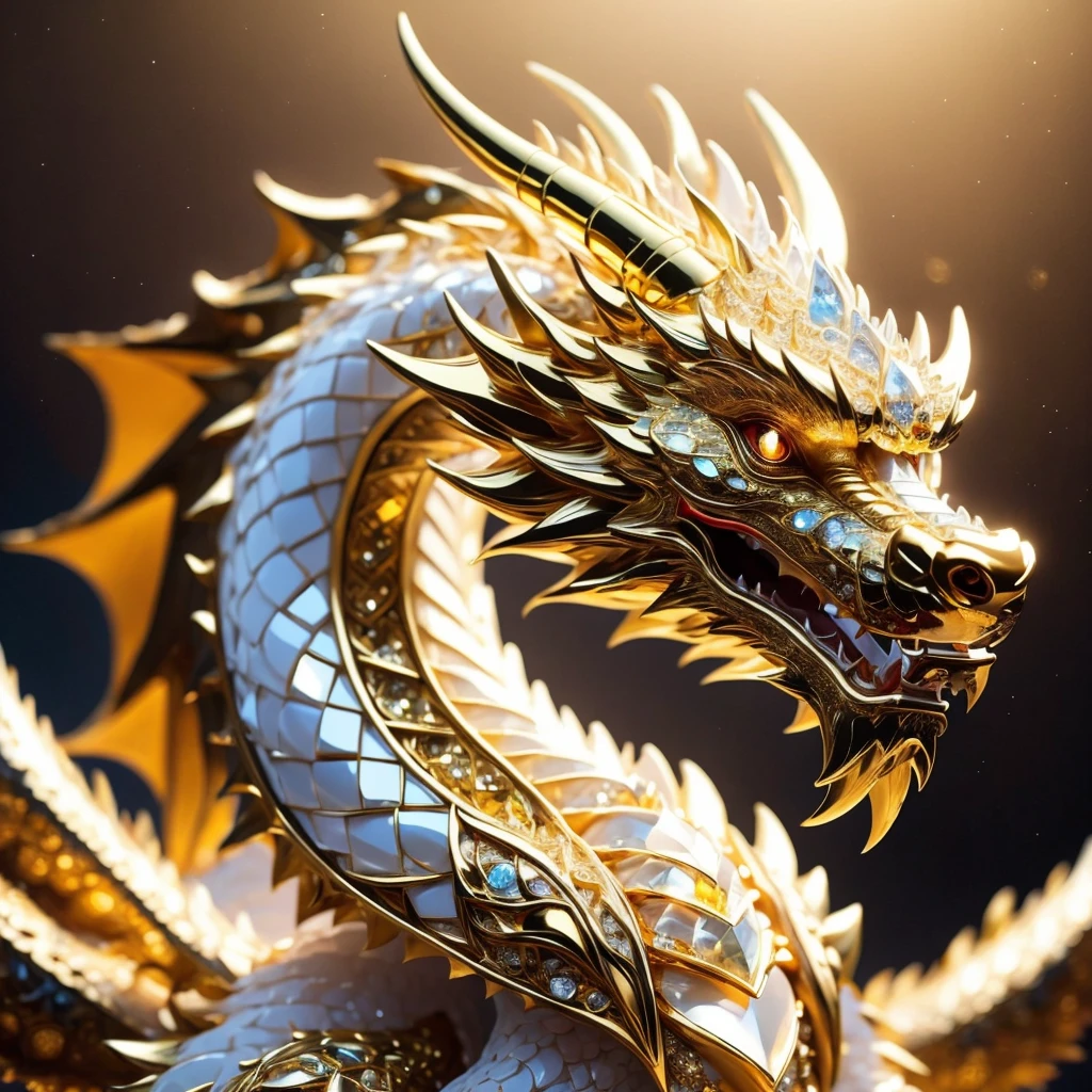 ChineseDragon,no humans,horns,dragon,scales,gold dragon,pearls,diamonds,<lora:ChineseDragon_v1:1>,