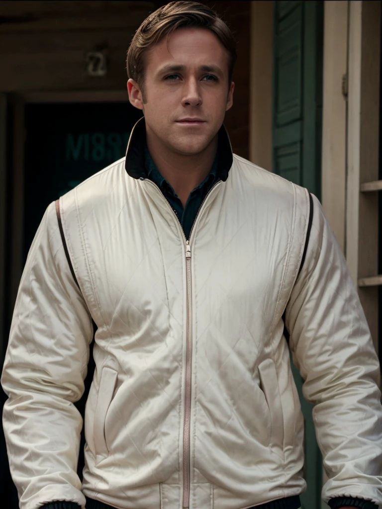 <lora:driv3man,white jacket,blue pants:1> driv3man,white jacket,masterpiece,8k,uhd,soft lighting,volumetric lighting